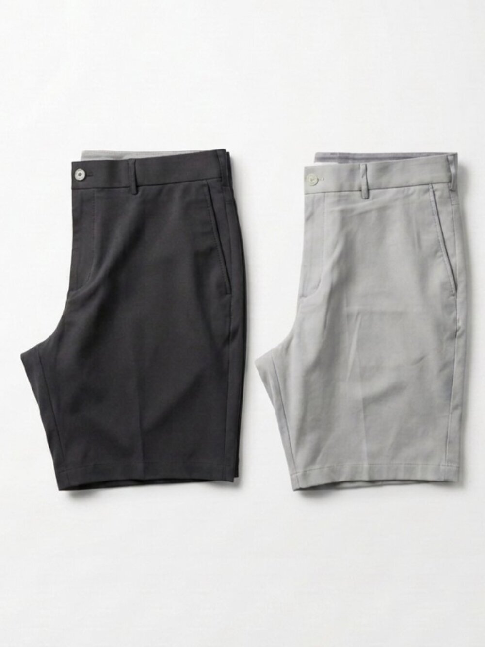 2 Pair WALTER HAGAN Performance P11 Golf Shorts Black Gray 40